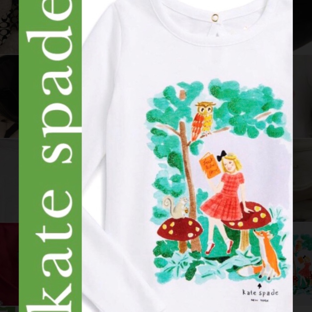 Kate Spade Girls Graphic Tee